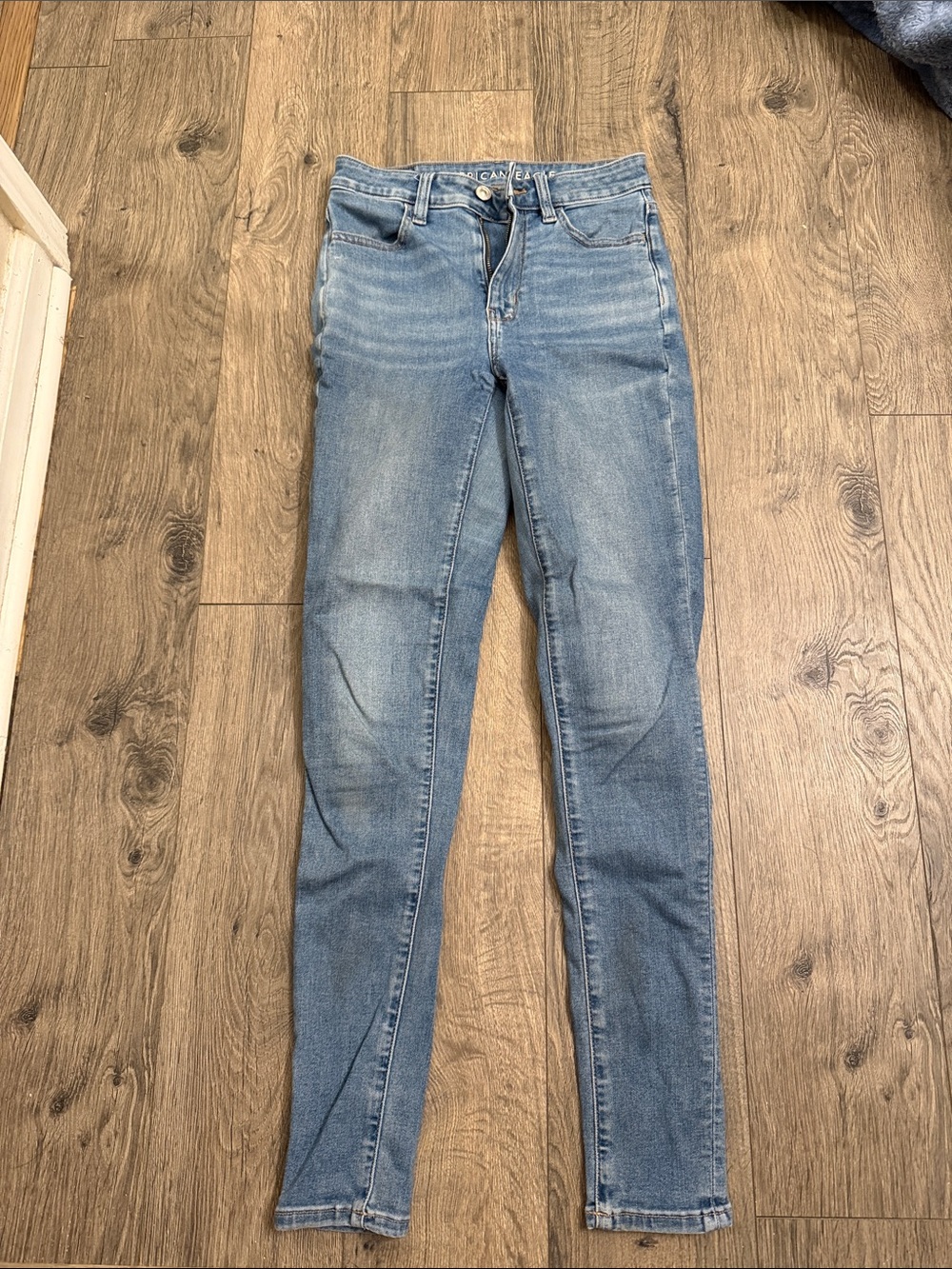 American Eagle High Rise Light Blue Women's Skinny Jeans Size0